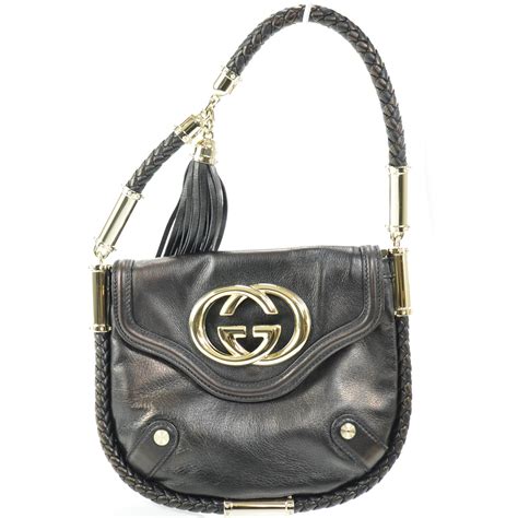 gucci britta bag|Gucci Britt Leather Shoulder Bag .